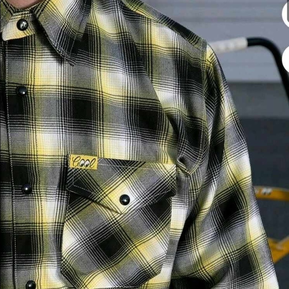 DIXXON MENS MED MOONEYES FLANNEL